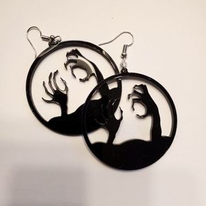 Hands from the Grave Halloween Earrings